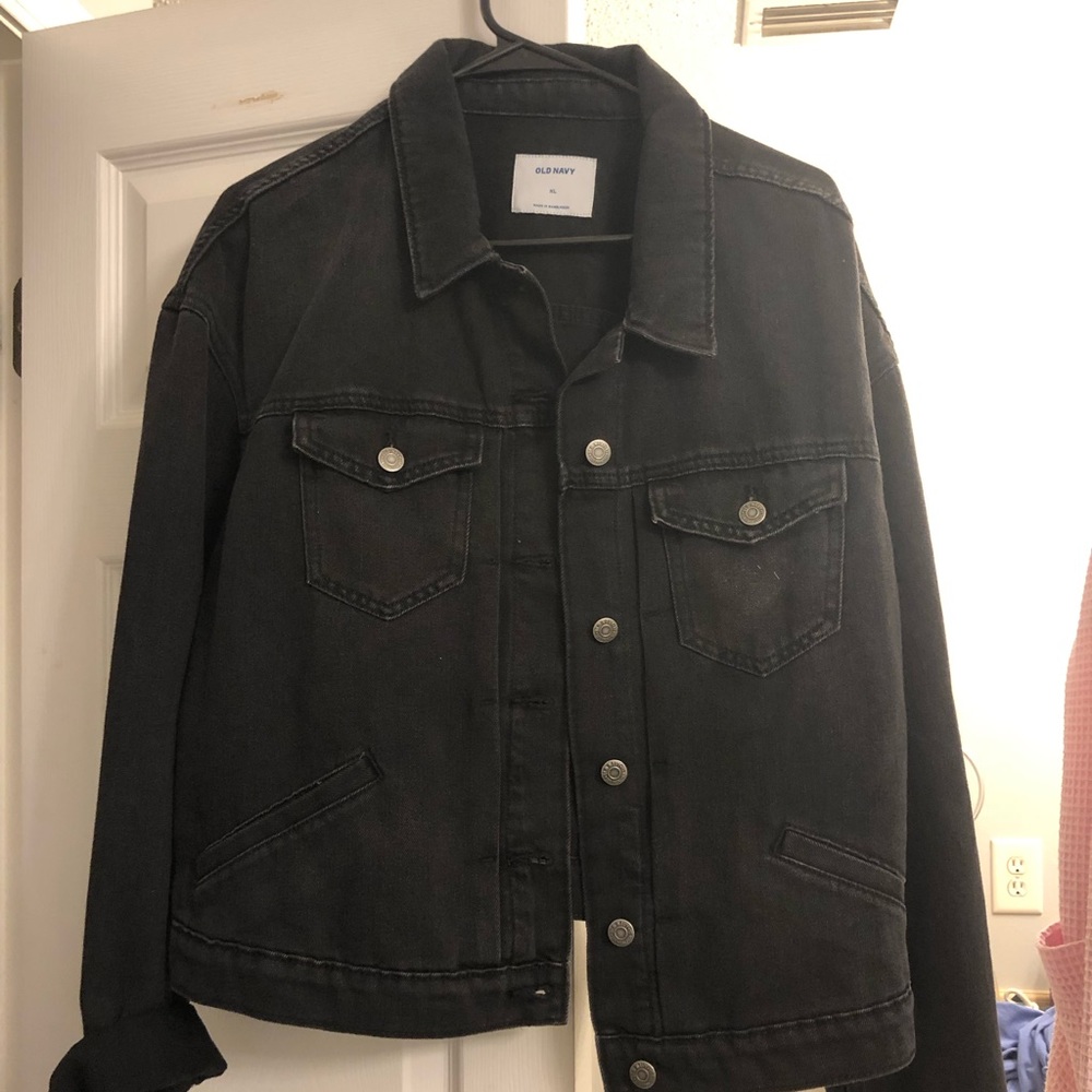 Women’s old navy black denim jacket